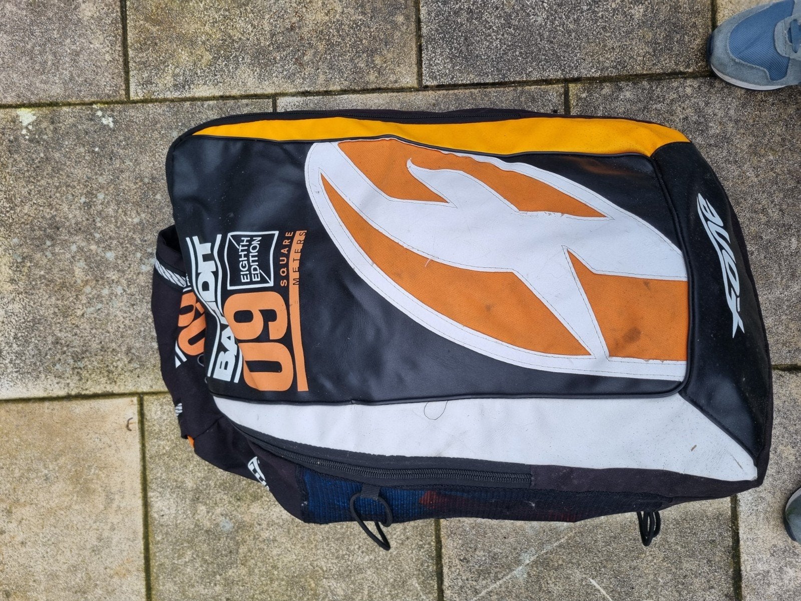 F one bandit kite 9m, Geen board, Ophalen of Verzenden, Gebruikt, 9 m²