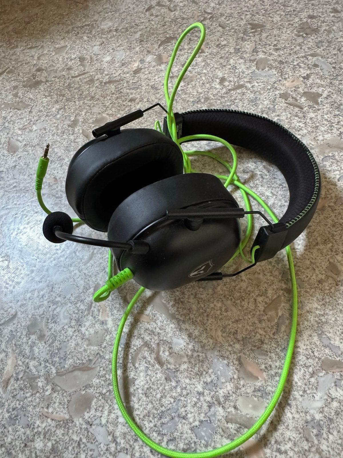 Gaming Headset Zwart/Groen met Microfoon