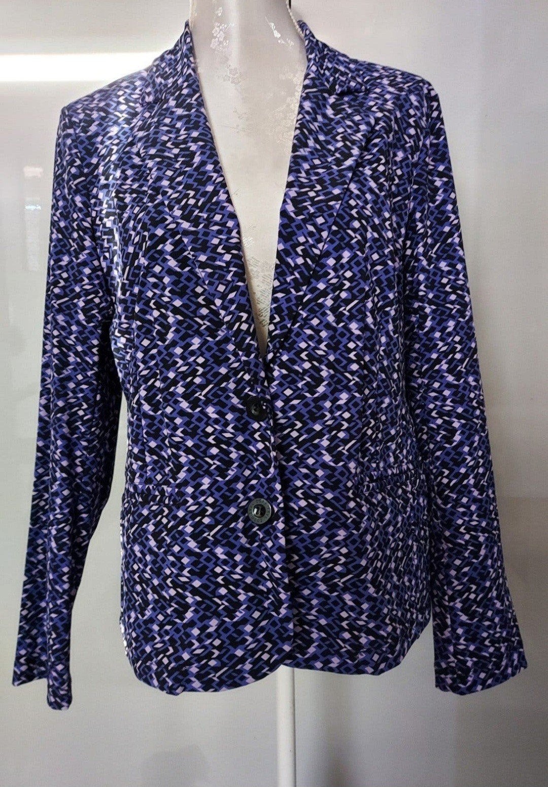 paarse travelstof blazer van ZOSO maat xxl, Kleding | Dames, Paars, Maat 42/44 (L), Ophalen of Verzenden, Zo goed als nieuw