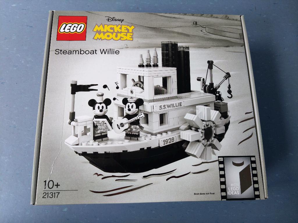 Lego 21317 – Mickey Steamboat Willy – sealed, Nieuw, Ophalen of Verzenden, Ideas, Complete set
