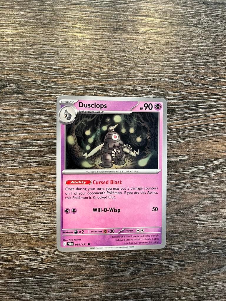 Dusclops PRE 036/131, Ophalen of Verzenden, Zo goed als nieuw