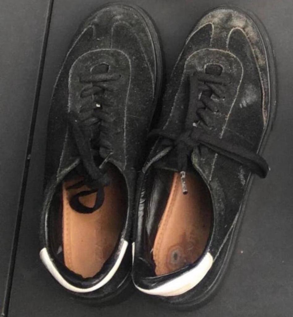 Leuke zwarte suède sneakers van Zara, maat 38, Zwart, Ophalen of Verzenden, Sneakers of Gympen, Gedragen