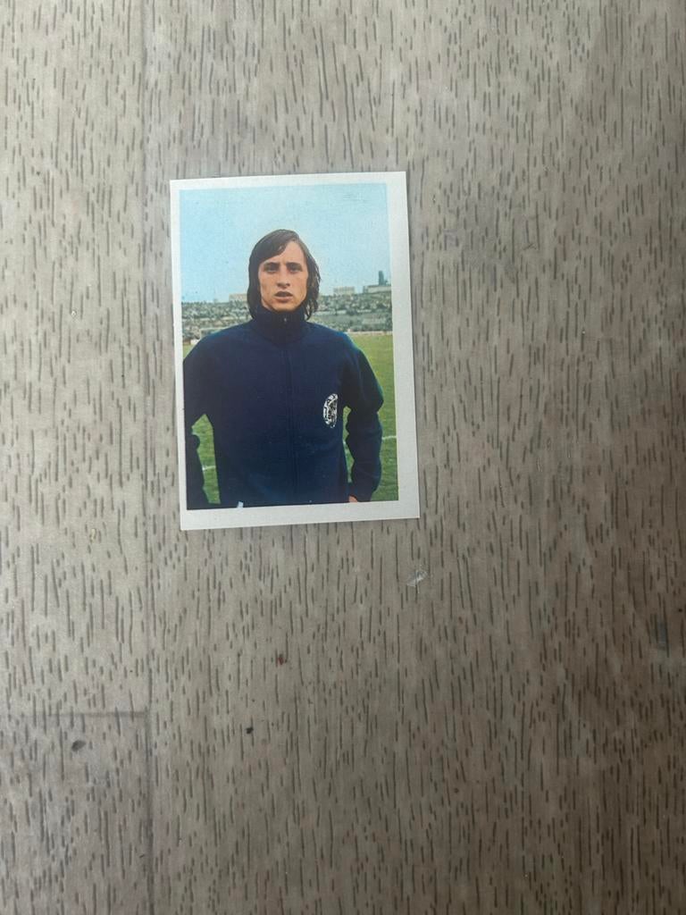 Johan Cruijff Spelerskaart - Ajax, Verzamelen, Sportartikelen en Voetbal, Ophalen of Verzenden, Gebruikt, Ajax, Spelerskaart