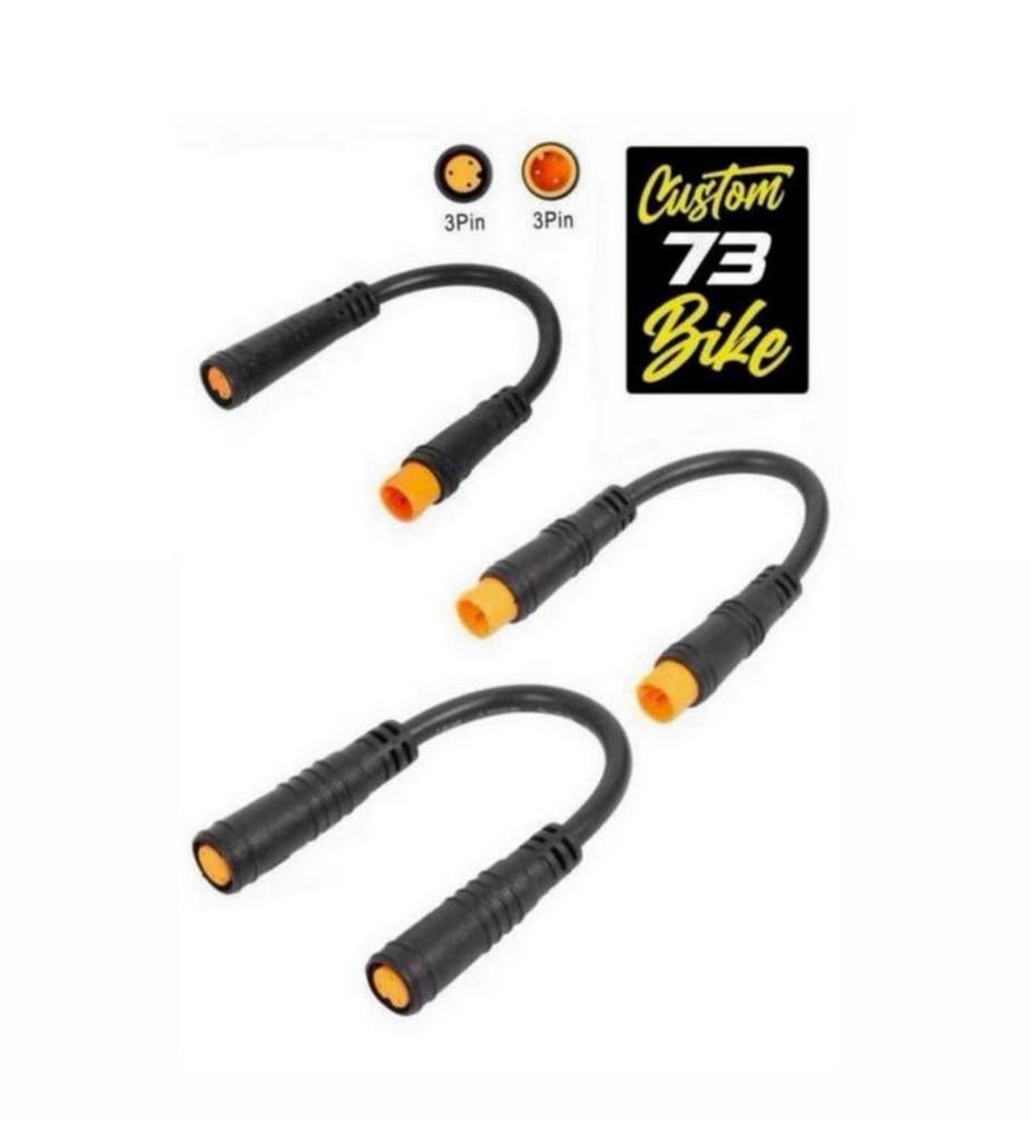 HIGO Connector/Signal kabels 3-Pins M-F / M-M / F-F, Motoren, Tuning en Styling, Ophalen of Verzenden