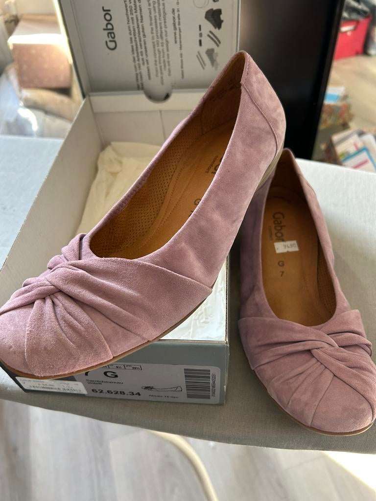Schoenen flatjes lila nieuw maat 7G, Overige kleuren, Nieuw, Ballerina's, Ophalen of Verzenden