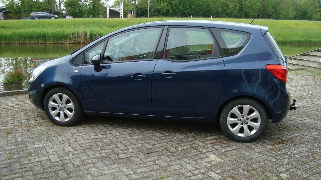 Opel Meriva 1.4 Turbo Ecotec 120pk 2012 Blauw, Auto's, Voorwielaandrijving, Stof, 4 cilinders, Blauw
