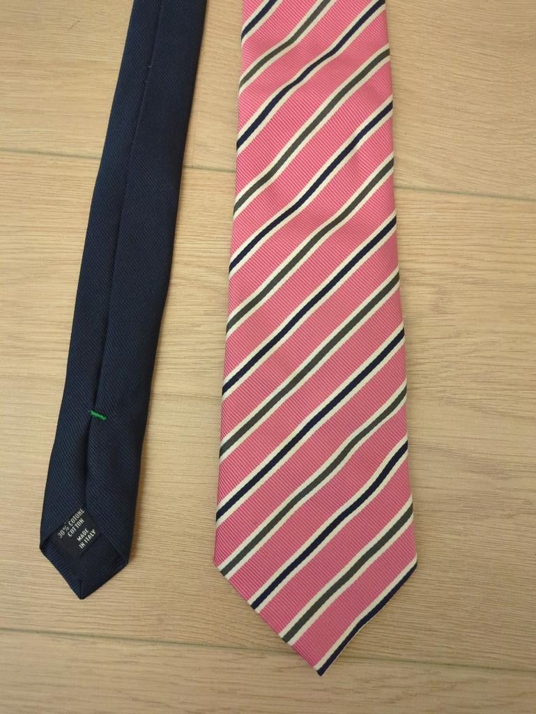 Tommy Hilfiger roze gestreepte stropdas, Kleding | Heren, Stropdassen, Tommy Hilfiger, Ophalen of Verzenden, Zo goed als nieuw