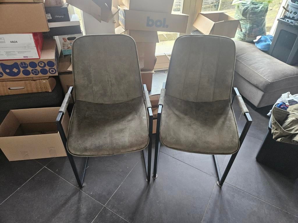 Twee eetkamerstoelen, Ophalen of Verzenden, Twee