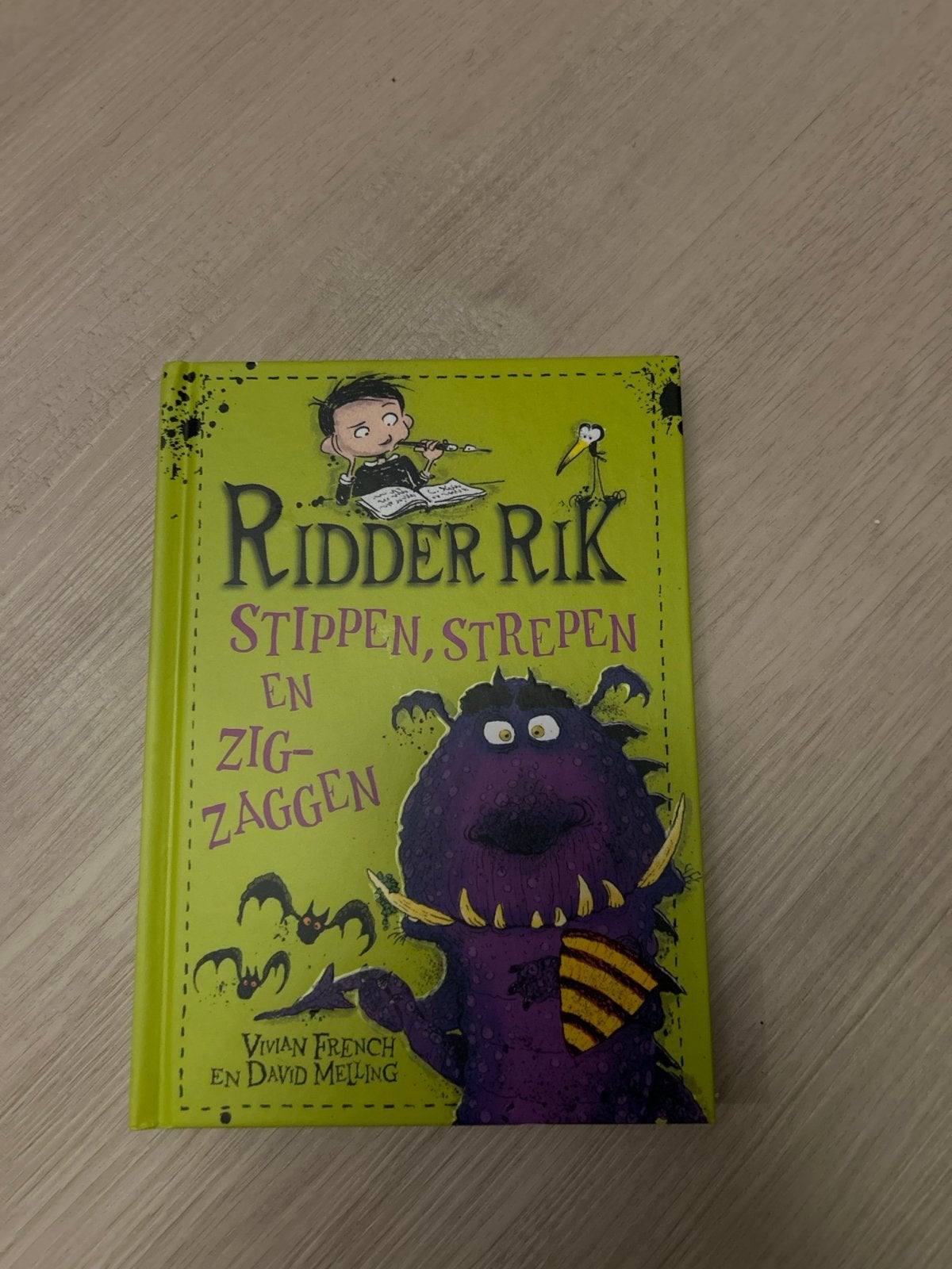 Ridder Rik: Stippen, Strepen en Zig-zaggen - Kinderboek, Verzenden, Zo goed als nieuw, Fictie algemeen