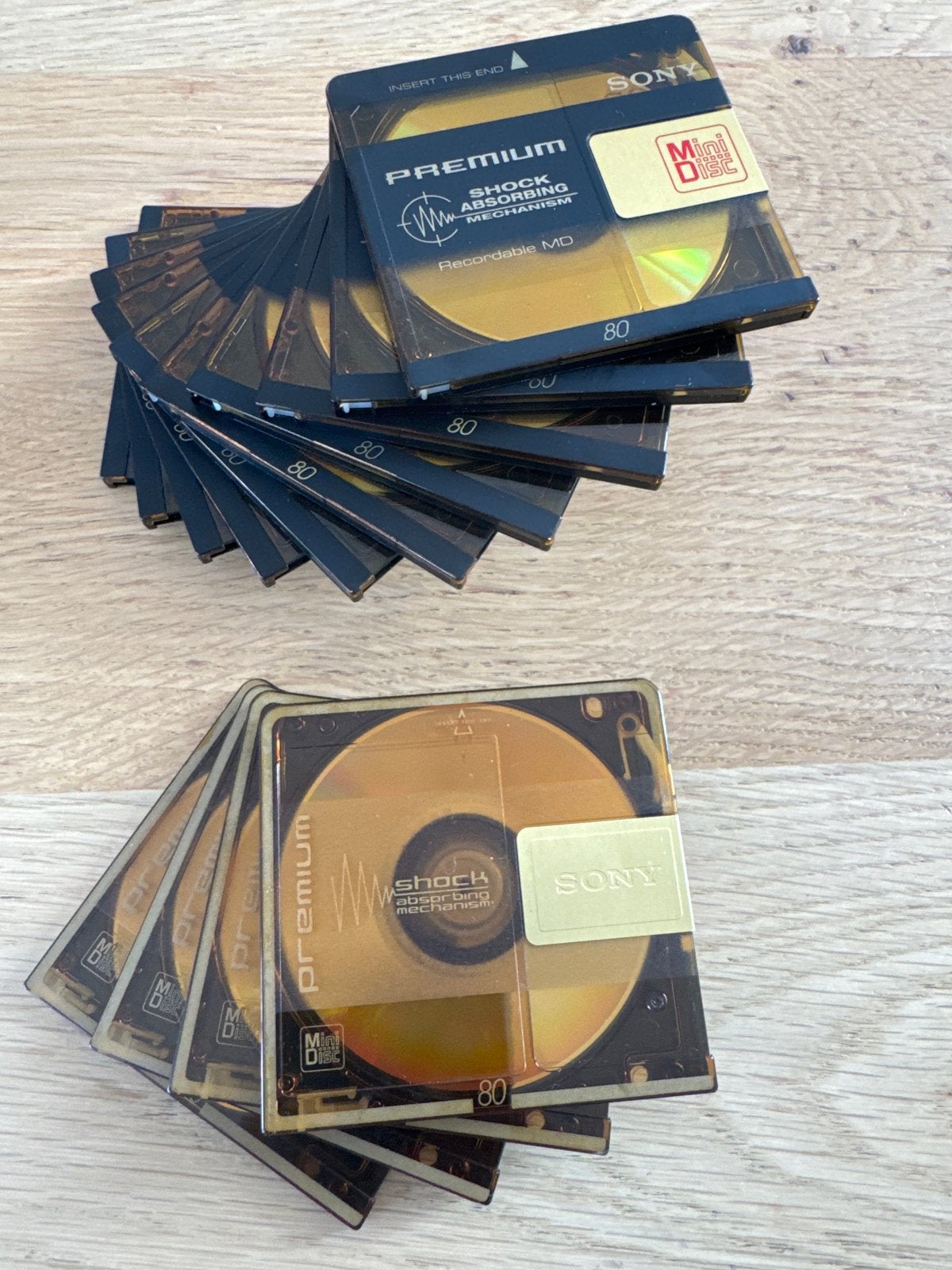 14 Sony Premium Mini Discs - 80 minuten, Ophalen of Verzenden, Gebruikt, Overige typen