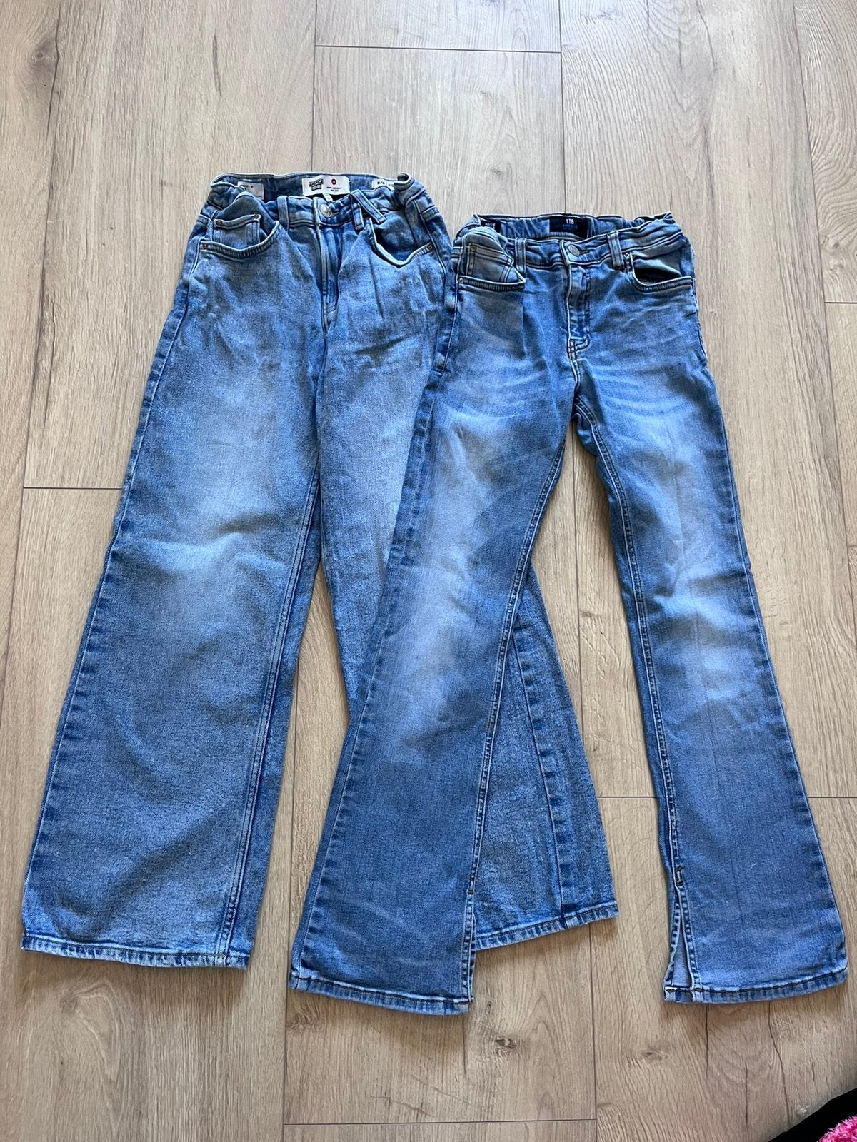 Pakket meisjeskleding herfst/winter draagmt 146-152 incl.Jas, Ophalen, Gebruikt, Maat 146