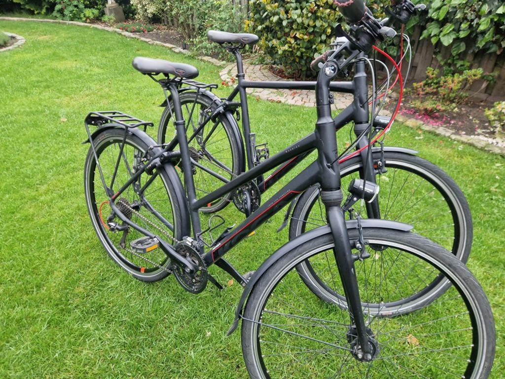Koppeltje Koga F3 2.1S stad/trekkingfiets 57 en 53cm, Ophalen, 28 inch, Velgrem, Koga Miyata