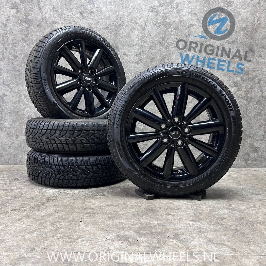 16 inch originele Radial Spoke velgen winterbanden Mini 508, Gebruikt, 175 mm, -, Banden en Velgen