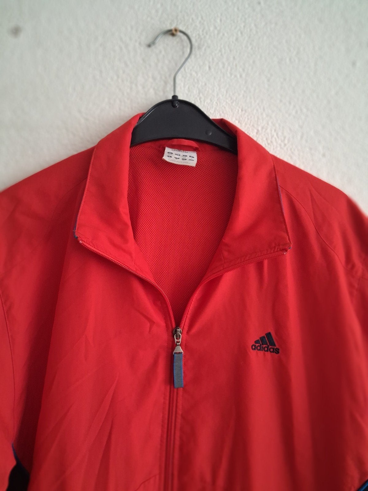 Adidas Windjack Rood Maat L, Maat 52/54 (L), Ophalen of Verzenden, Adidas, Gedragen