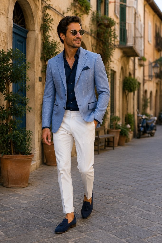 Luxe prachtig Cavallaro Napoli REDA Colbert m52 als nieuw!, Kleding | Heren, Maat 52/54 (L), Blauw, Ophalen of Verzenden, Zo goed als nieuw