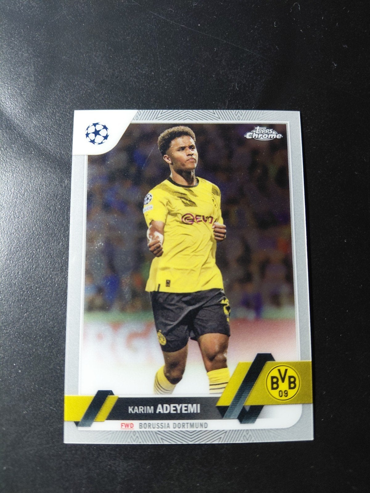 Karim adeyemi (dortmund) topps chrome, Verzenden, Nieuw, Buitenlandse clubs, Spelerskaart