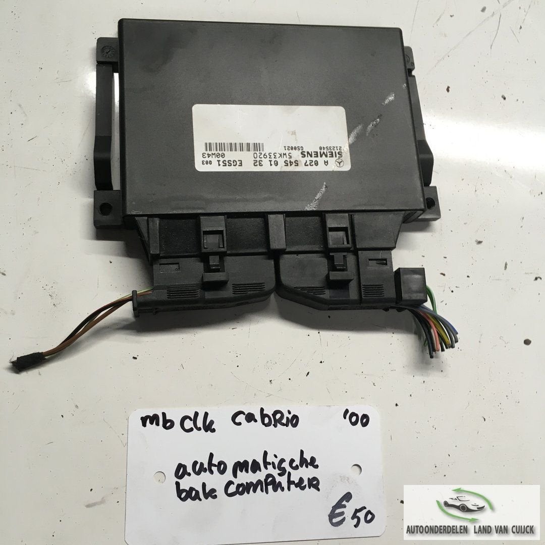 Mercedes CLK  Cabrio   2000 Bak Control Module A 027 545 01