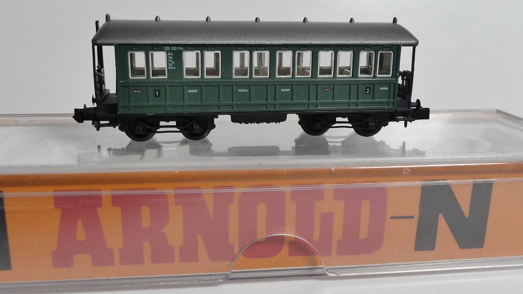 Arnold personenwagon 1e / 2e kl DB in verpakking N spoor, Arnold, Gelijkstroom, ., Ophalen of Verzenden