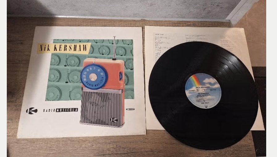 Vintage vinyl lp album Nik Kershaw Radio Musicola uit 1988, Cd's en Dvd's, Vinyl | Pop, Ophalen of Verzenden, Gebruikt, LP