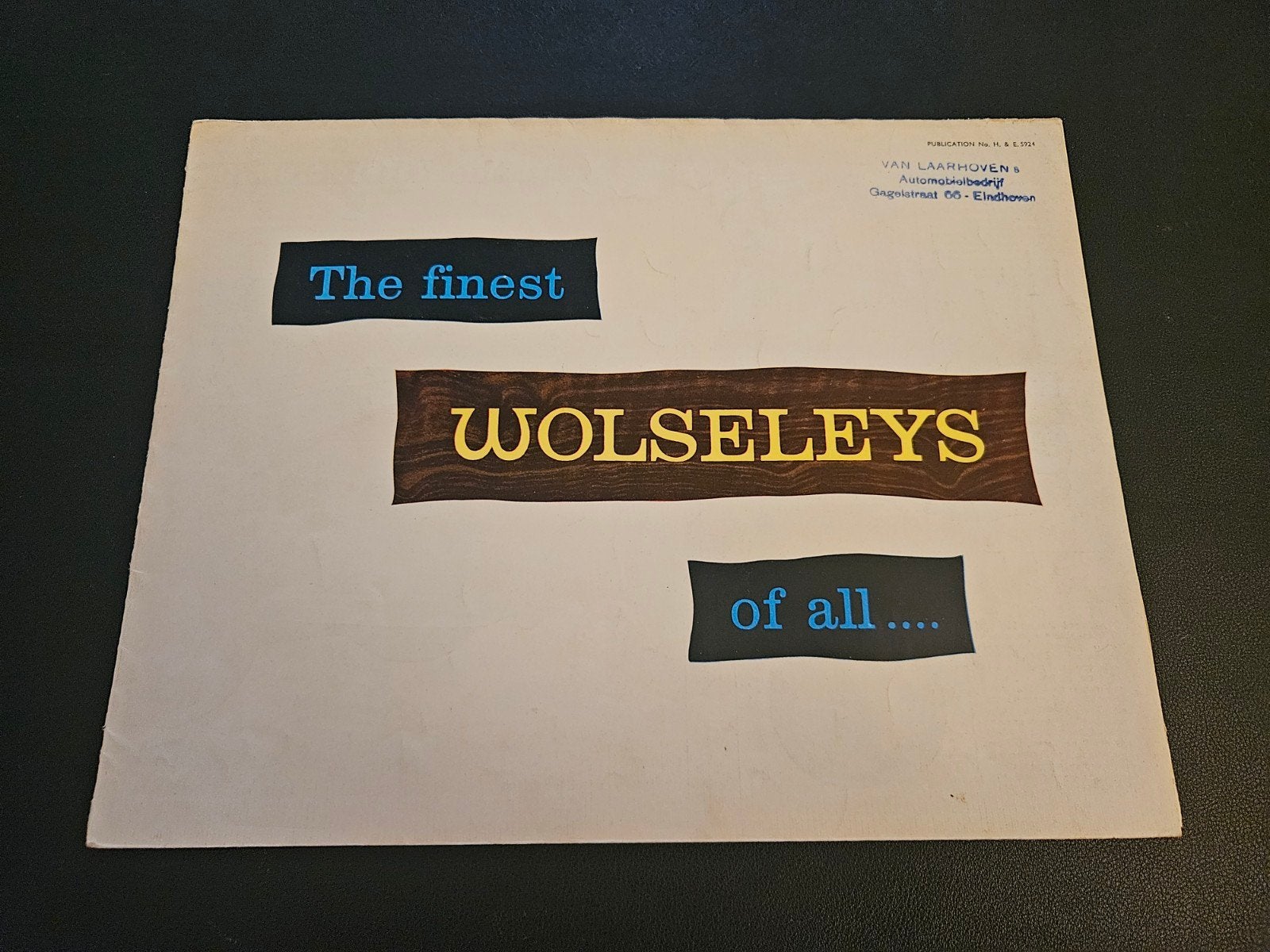 Brochure Wolseley 6-99 1959, Ophalen of Verzenden, Zo goed als nieuw, Overige merken