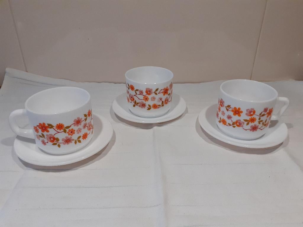 Arcopal Scania kop en schotels *eureka*, Ophalen of Verzenden, Huis en Inrichting