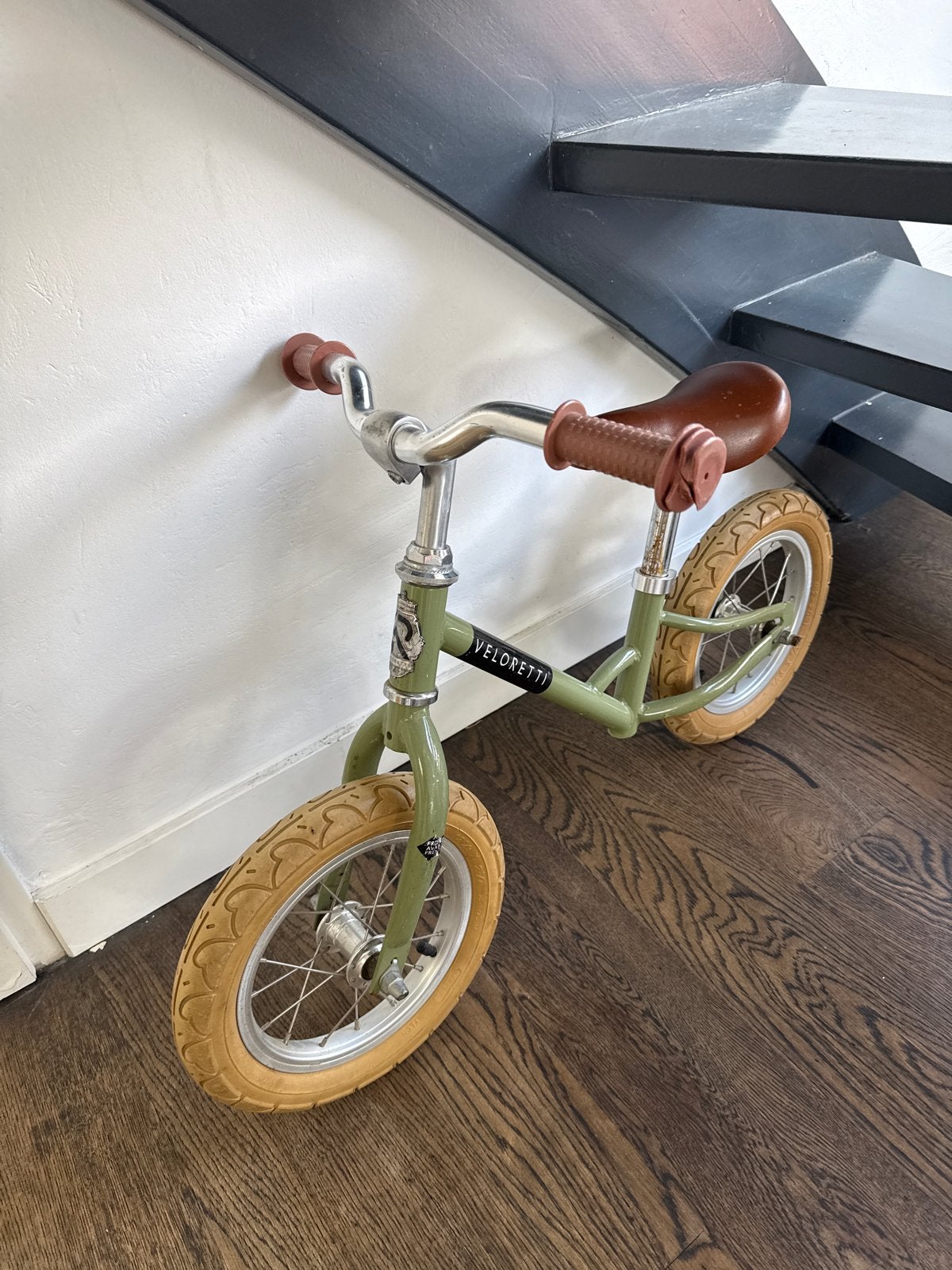 Veloretti loopfiets - Groen, Ophalen, Gebruikt, Minder dan 16 inch