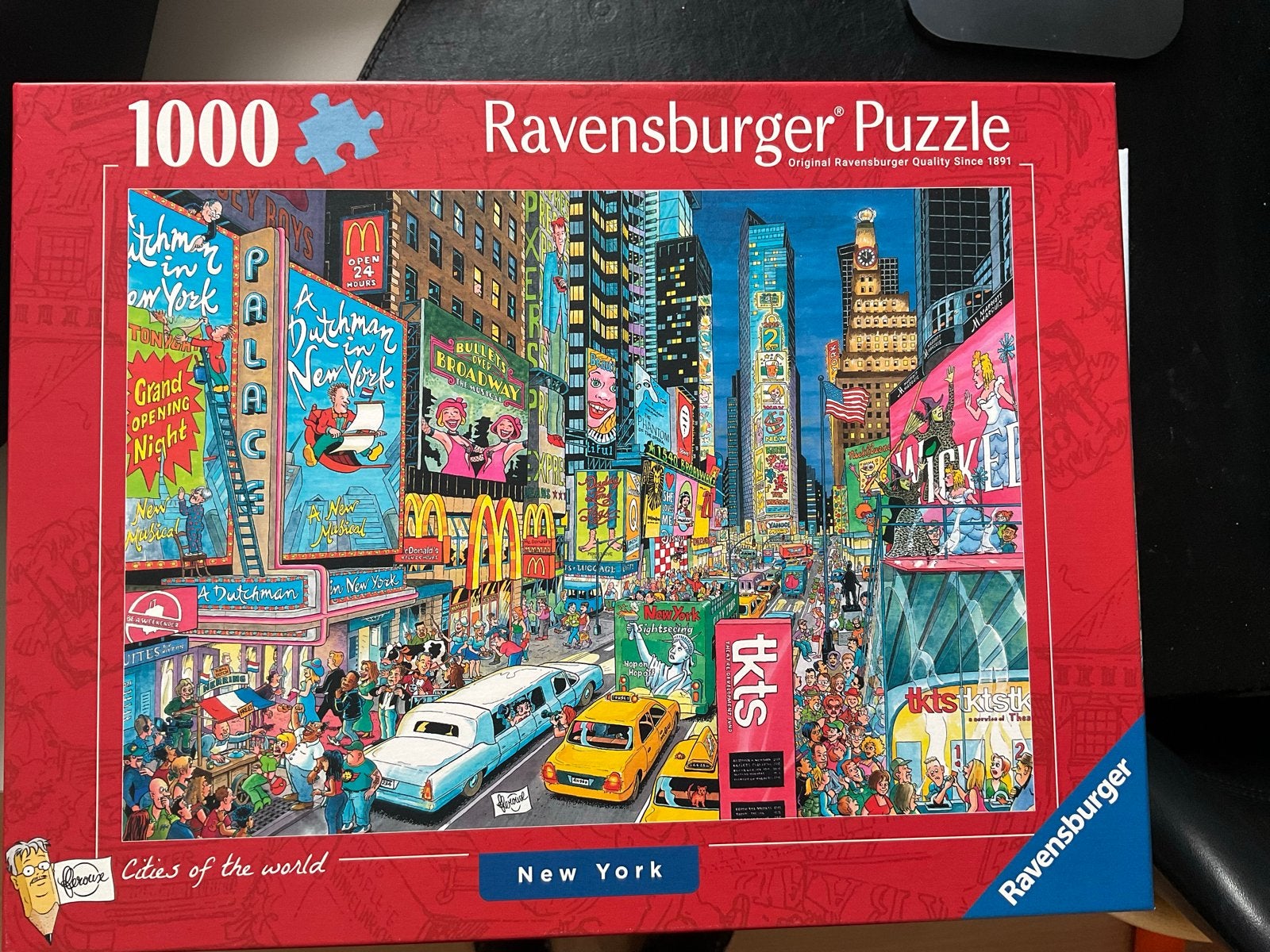 Ravensburger Legpuzzel 1000 stukjes - New York, Hobby en Vrije tijd, Denksport en Puzzels, Ophalen, 500 t/m 1500 stukjes, Zo goed als nieuw