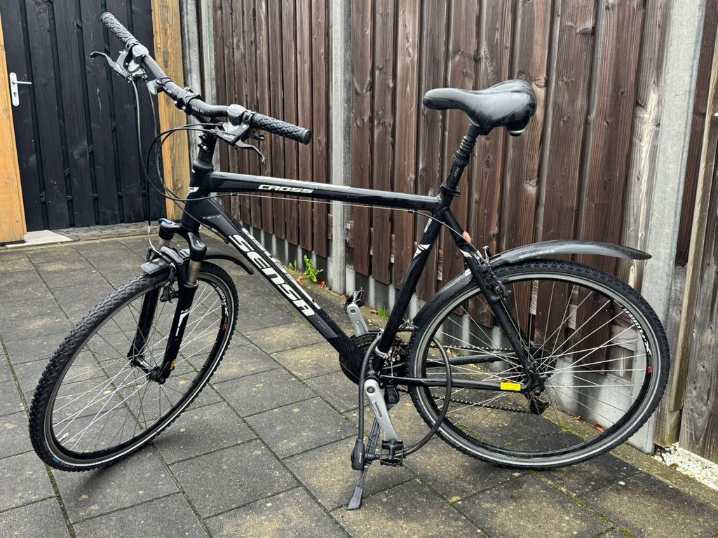 Sensa Cross fiets, Fietsen en Brommers, Fietsen | Heren | Herenfietsen, Gebruikt, Versnellingen, 53 tot 57 cm, Ophalen