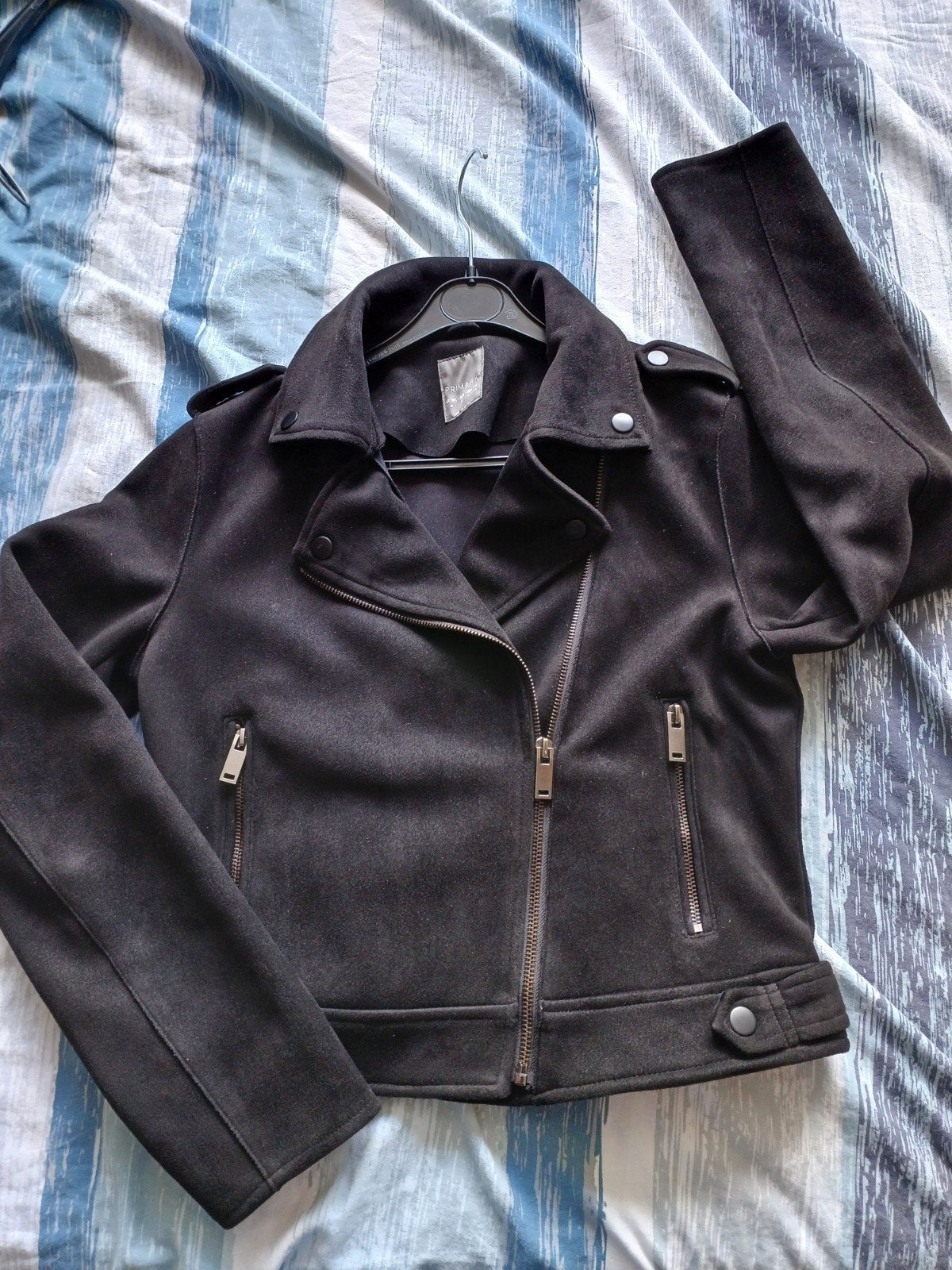 Stoere zwarte Primark jas, maat 38 (M), Maat 38/40 (M), Primark, Zwart, Ophalen of Verzenden
