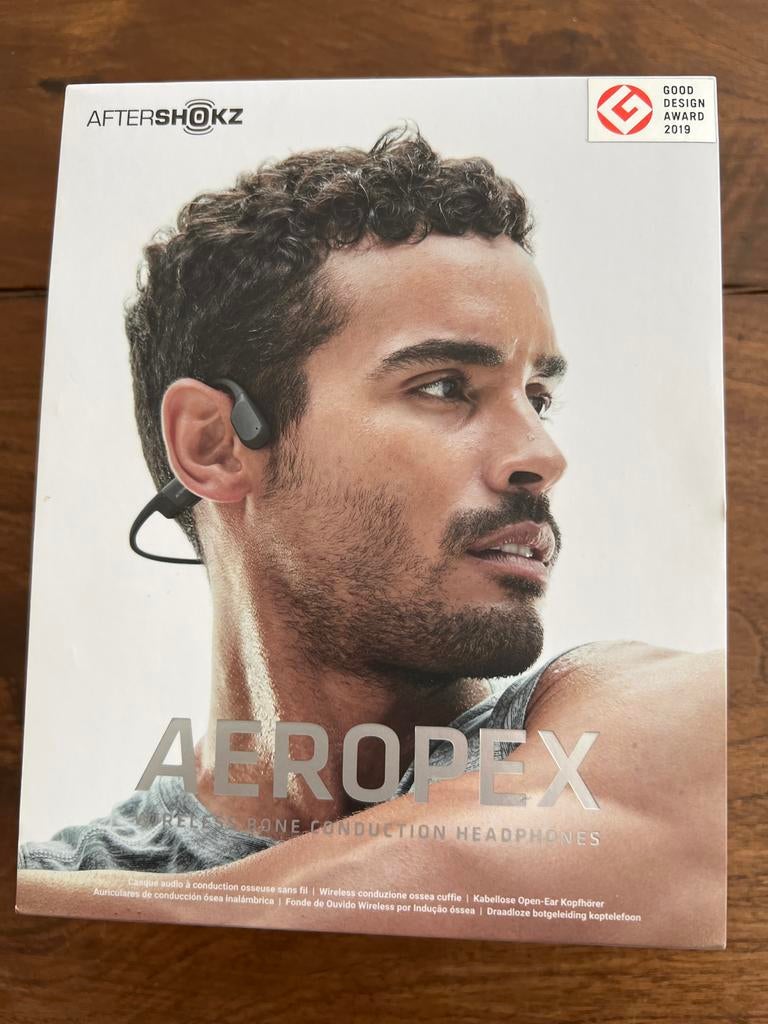 SHOKZ AEROPEX Draadloze Hoofdtelefoon - Bone Conduction, Ophalen of Verzenden, Zo goed als nieuw, Overige merken, Draadloos
