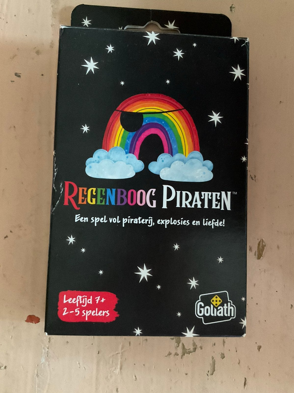 Regenboog Piraten kaartspel van Goliath, Drie of vier spelers, Ophalen of Verzenden, Zo goed als nieuw