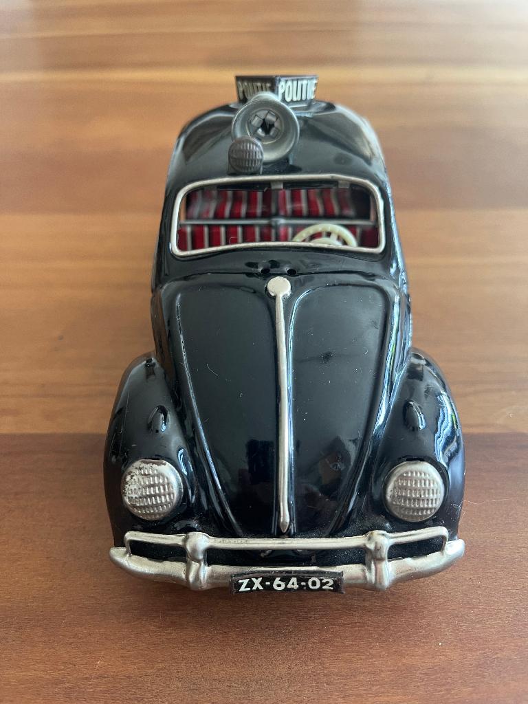 Bandai VW politie-kever Japan 60e jaren, Antiek en Kunst, Antiek | Speelgoed, Ophalen of Verzenden