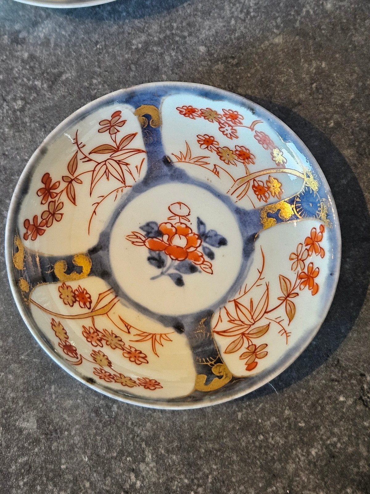 2 Antiek Chinees porselein schoteltjes Imari decor 18e eeuw, Antiek en Kunst, Antiek | Porselein, Verzenden
