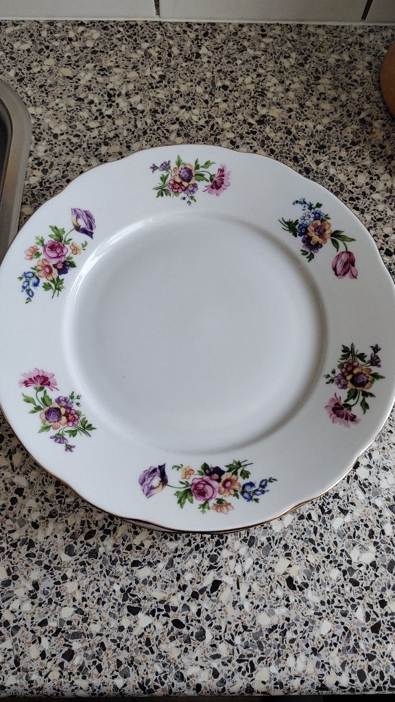 Mooie vintage platte borden bohemia Tsjechoslowakije, Antiek en Kunst, Ophalen