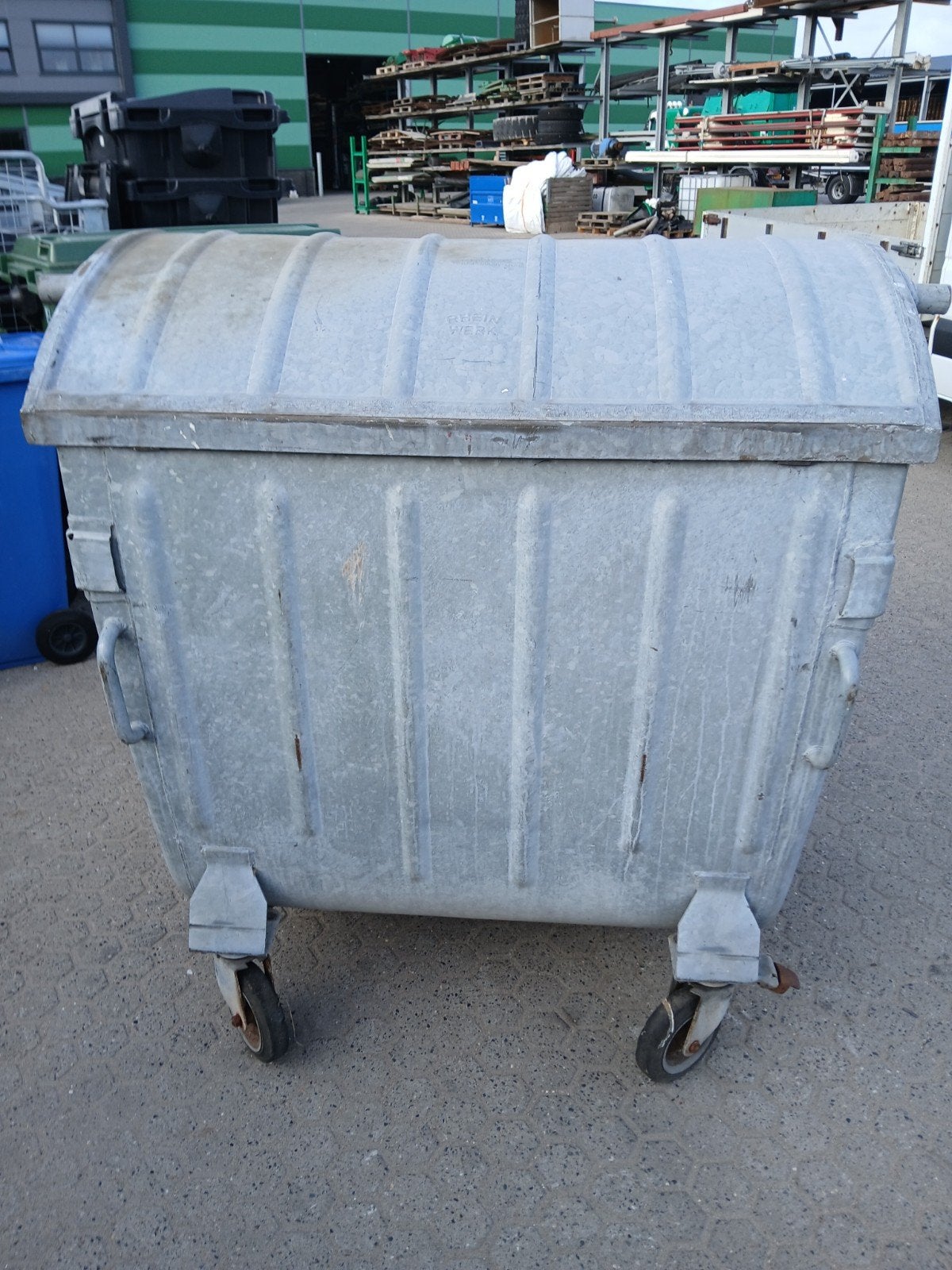 STALEN ROLCONTAINER, Ophalen, Vdb, Gebruikt, Transportkar