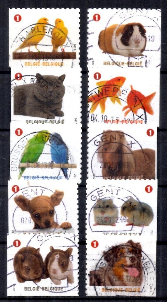 België OBP-nrs 4230 - 4239, Ophalen of Verzenden, Gestempeld