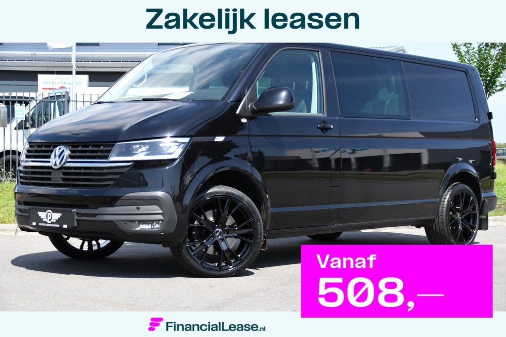 Volkswagen Transporter 2.0 TDI L2H1 DC 4Motion Black Edition, Automaat, Stof, Gebruikt, 4 cilinders