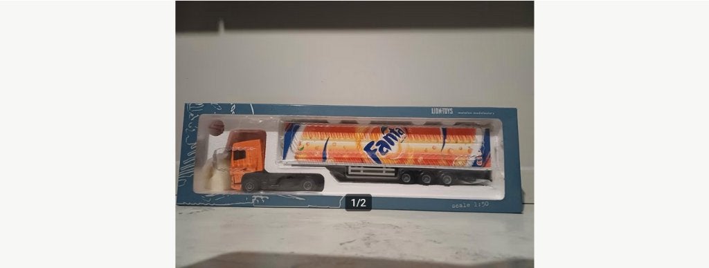 1:50 Lion Toys Fanta Truck met Oplegger., Ophalen, Nieuw, Bus of Vrachtwagen, Lion Toys