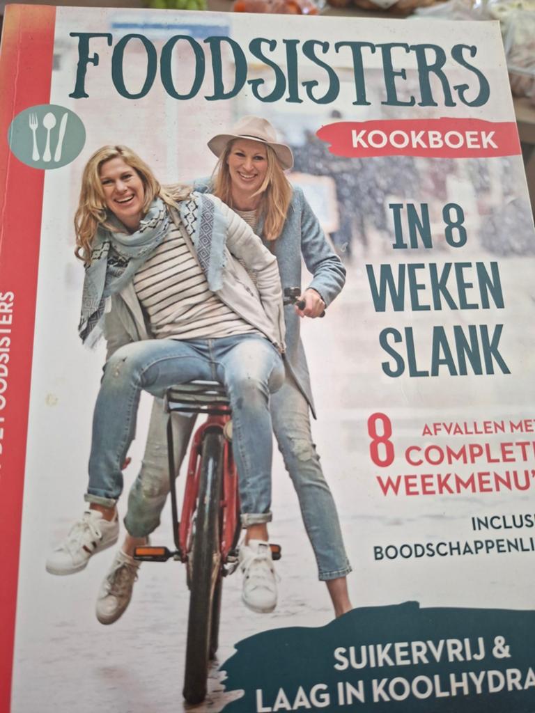 Foodsisters - in 8 weken slank, Boeken, Gezondheid, Dieet en Voeding, Ophalen of Verzenden, Zo goed als nieuw