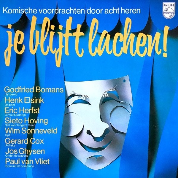 LP Je Blijft Lachen (Paul v.Vliet-Gerard Cox-ea) als nw, Ophalen of Verzenden, 1970 - 1979, Zo goed als nieuw, 12 inch