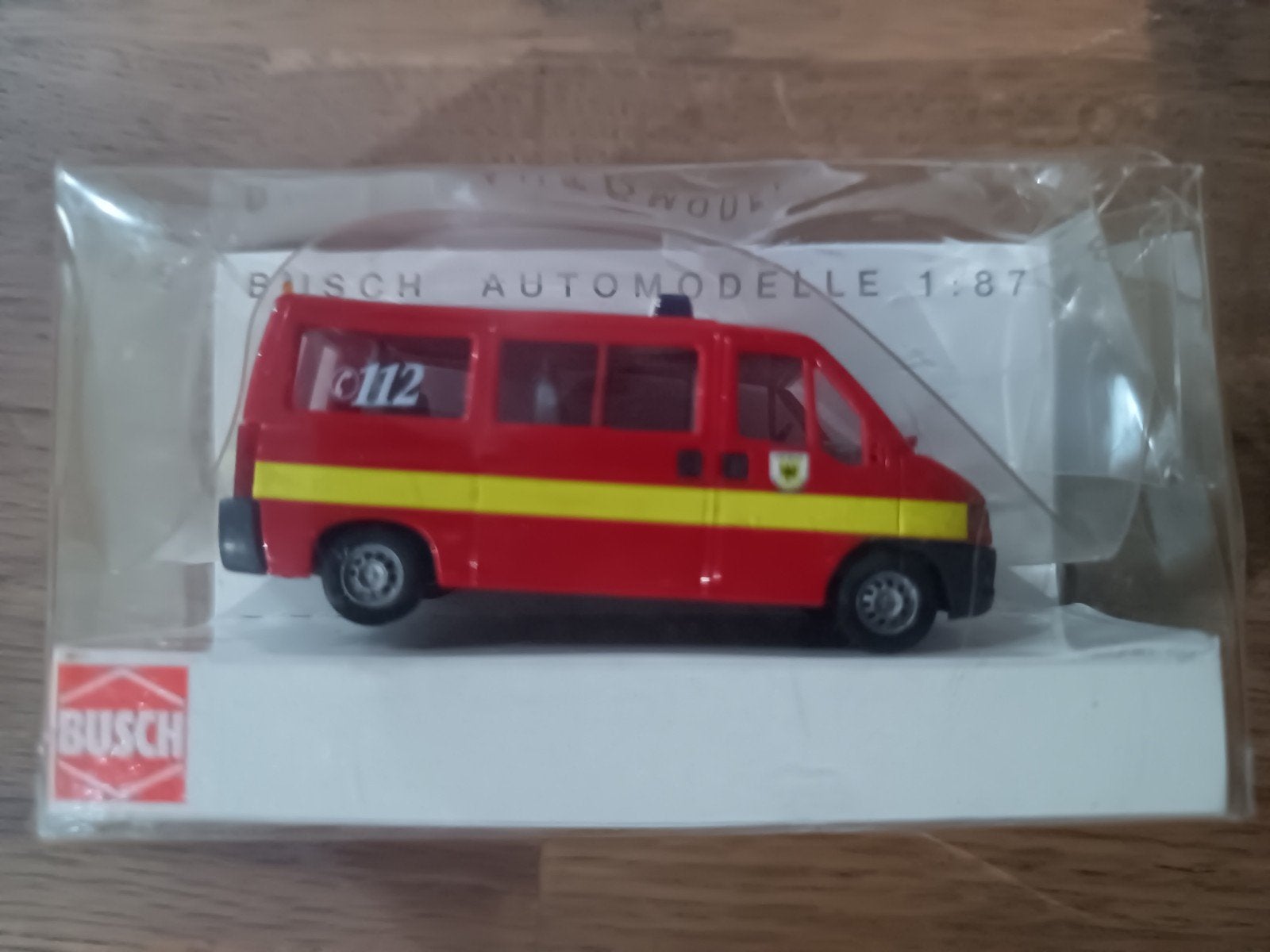 Busch Automodelle 1:87 Brandweerbusje (Nieuw in doos), Ophalen of Verzenden, Nieuw, Overige typen, Overige merken