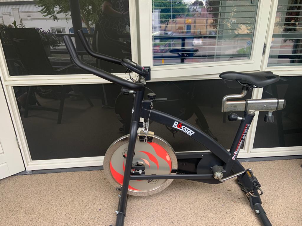 Rossler R320 HP Speedbike, Ophalen, Spinningfiets, Zo goed als nieuw, Metaal