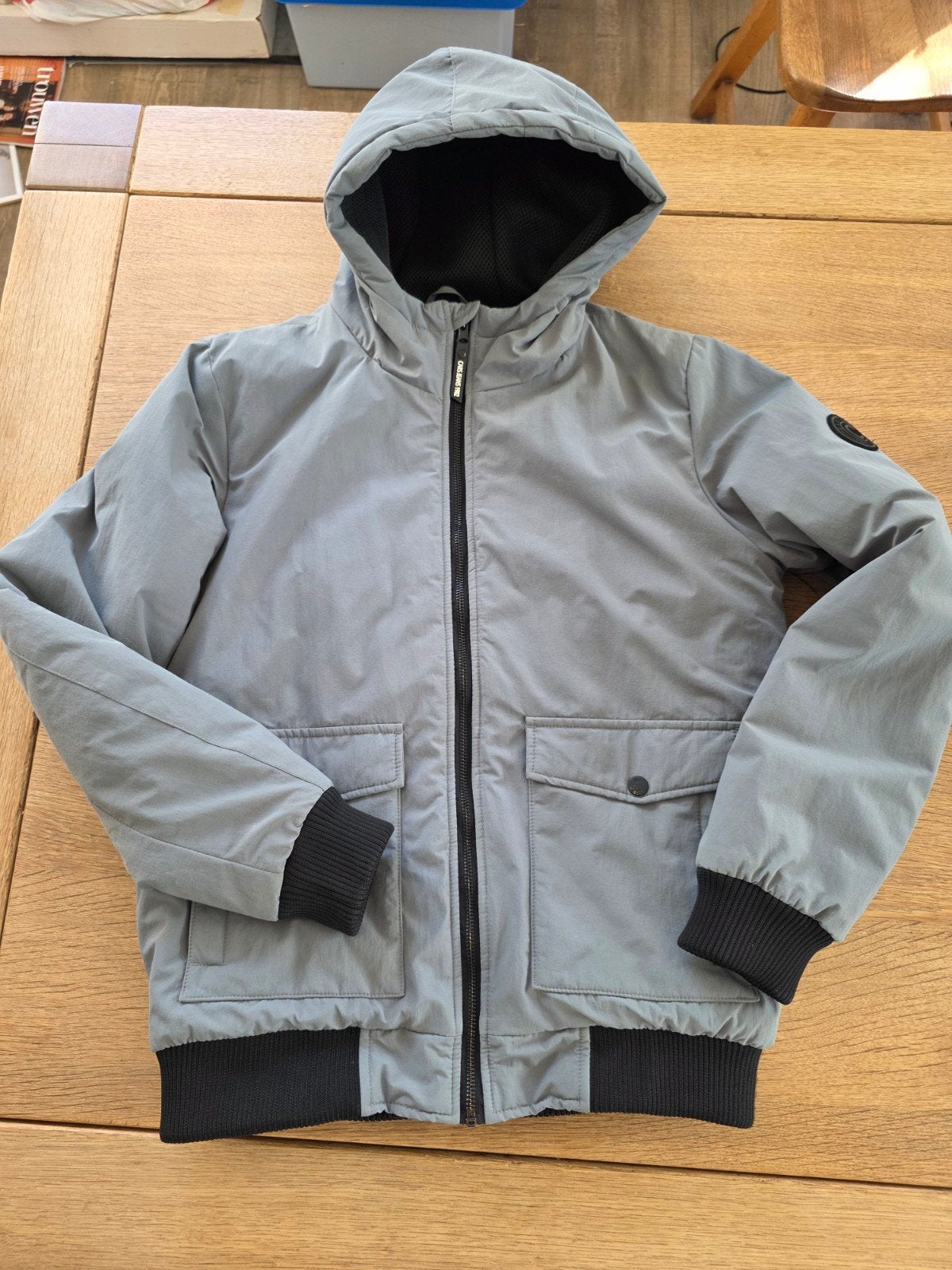 Cars Jeans winterjas jongen maat 16 (170/176) grijs groen, Gebruikt, Ophalen of Verzenden, Jas, Jongen