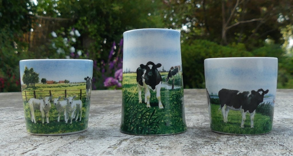 Diverse delen Nieuw Wiebe van de Zee Servies, Overige merken, Landelijk/Boerenbont, Nieuw, Ophalen of Verzenden