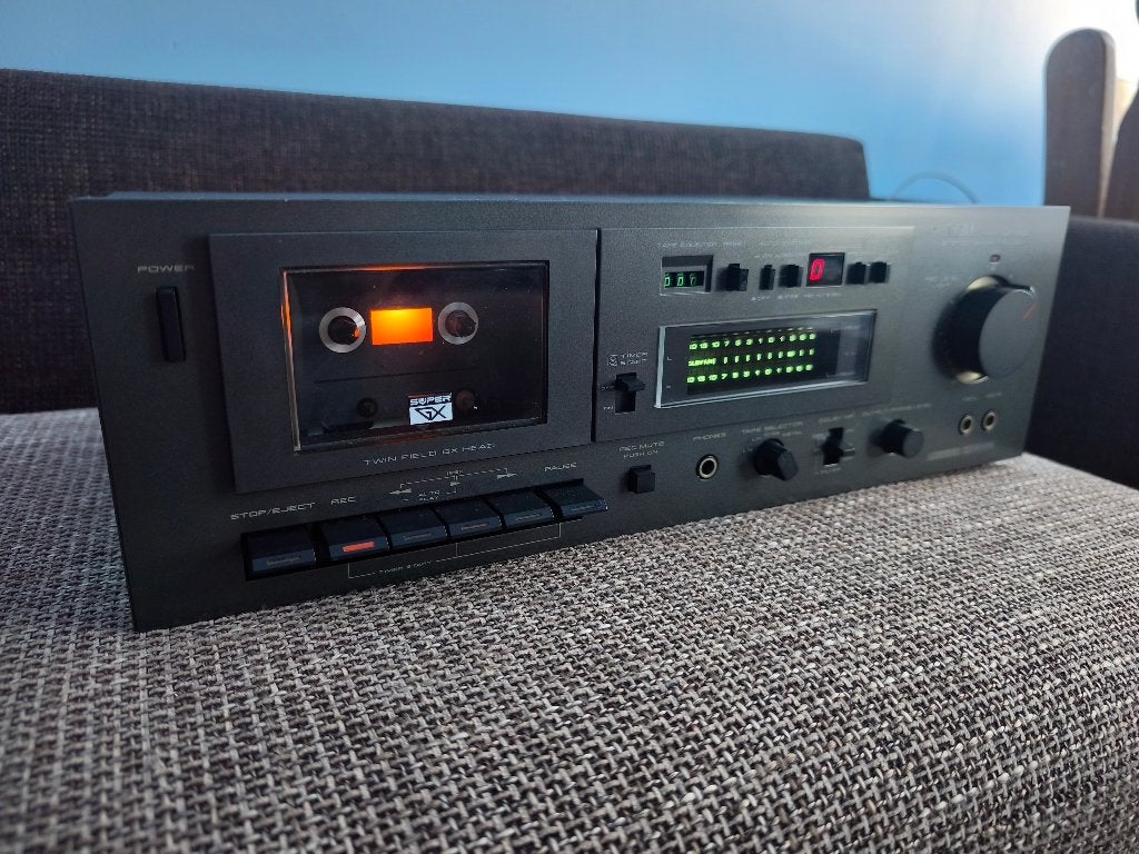 Akai GX-R60 Stereo Cassettedeck - Vintage Audio, Ophalen of Verzenden, Enkel, Akai, Tape counter