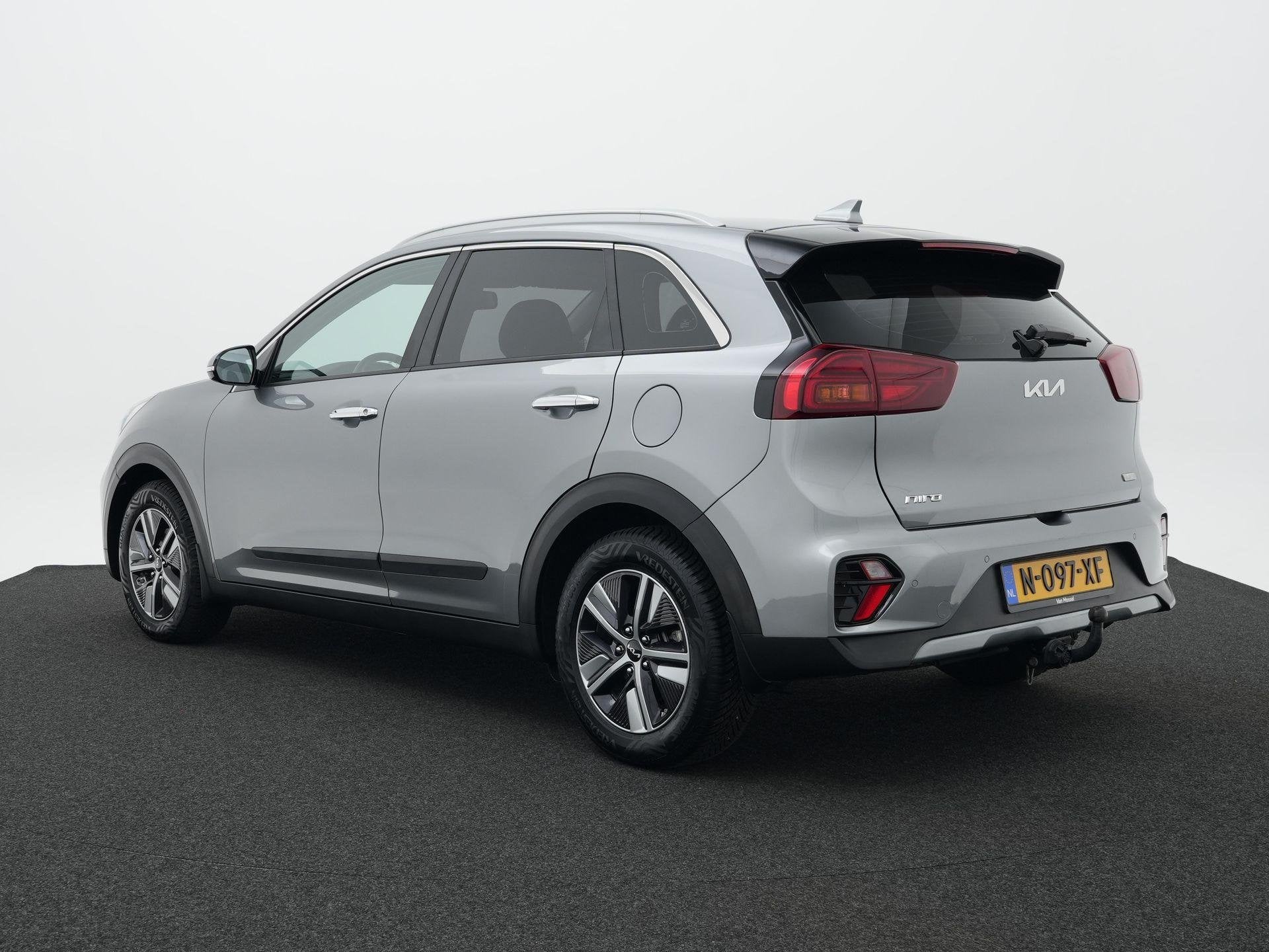 Kia Niro 1.6 GDi Hybrid DynamicLine | Trekhaak | Navigatie |, Auto's, Kia, 12 maanden, Gebruikt, Euro 6, Leder en Stof