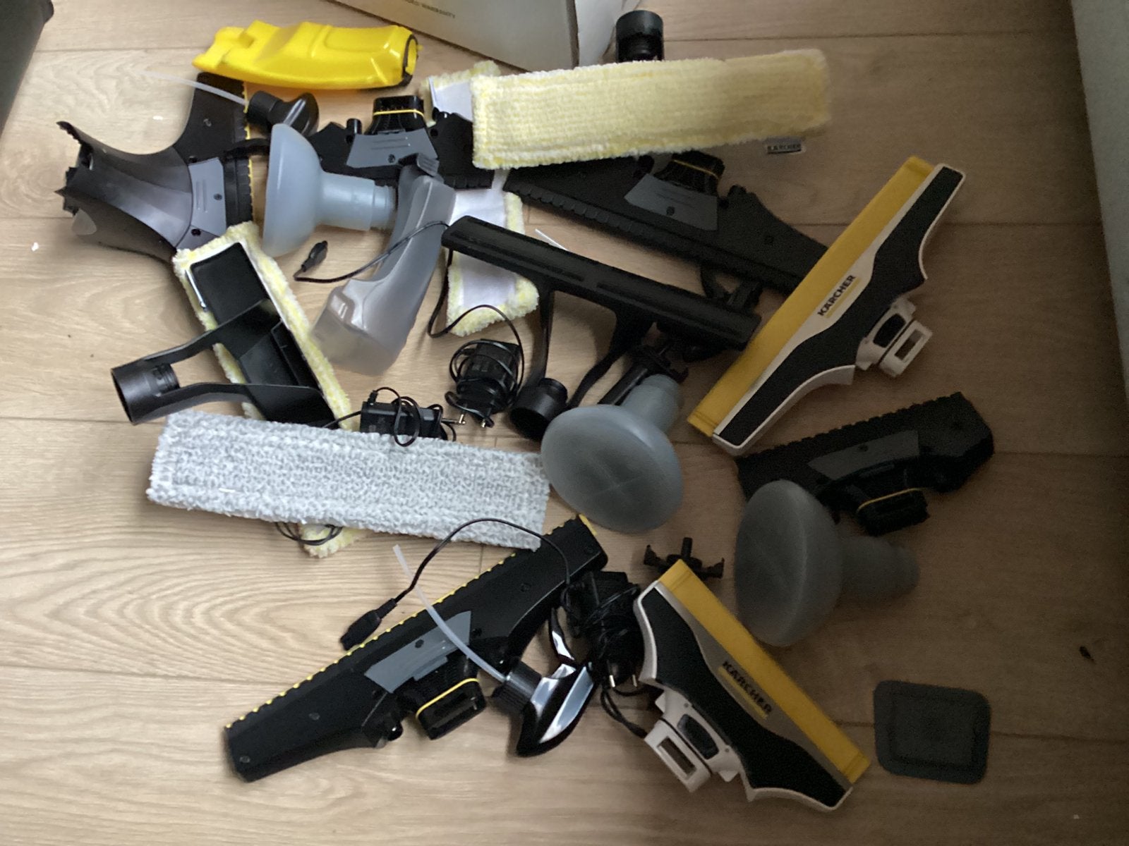 Doos vol onderdelen Karcher ruitenwisser wv2 wv7 wv 2 black, Ophalen, Raamwisser of Trekker