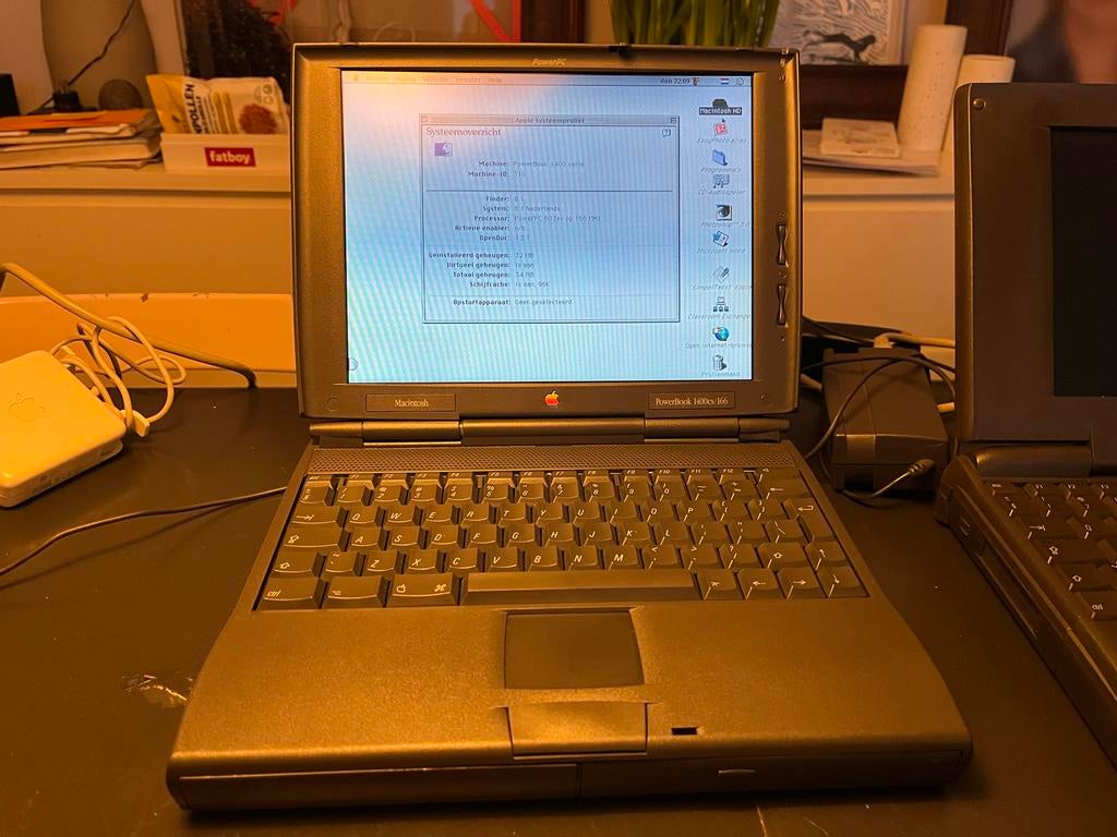 Apple PowerBook 1400CS/166 laptop met Floppy Drive, Ophalen of Verzenden