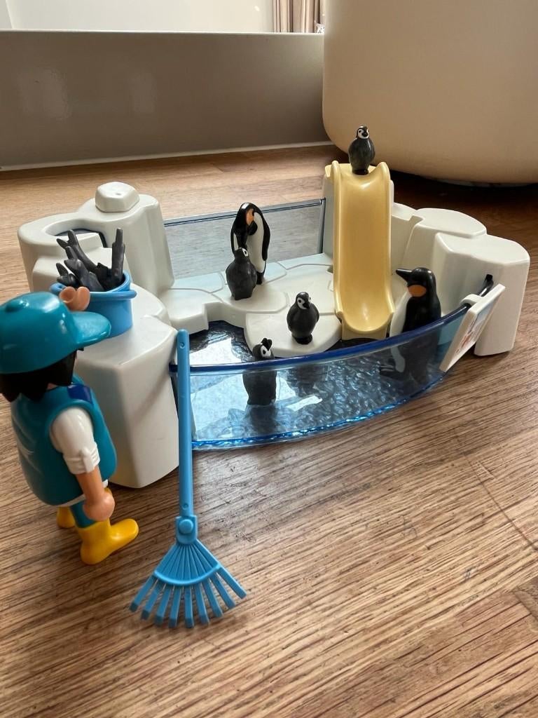 Playmobil pinquinverblijf 9062, Kinderen en Baby's, Speelgoed | Playmobil, Ophalen, Zo goed als nieuw, Complete set