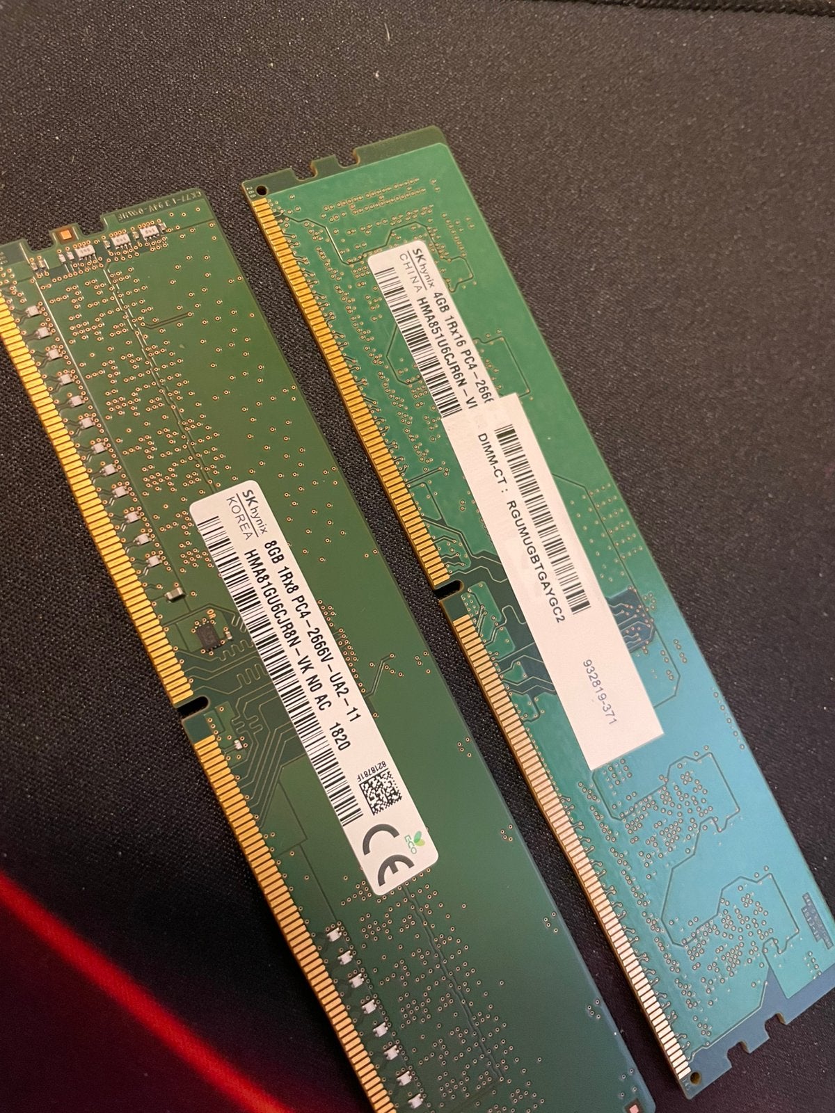 12GB DDR4, DDR4, Ophalen of Verzenden, Zo goed als nieuw, Desktop